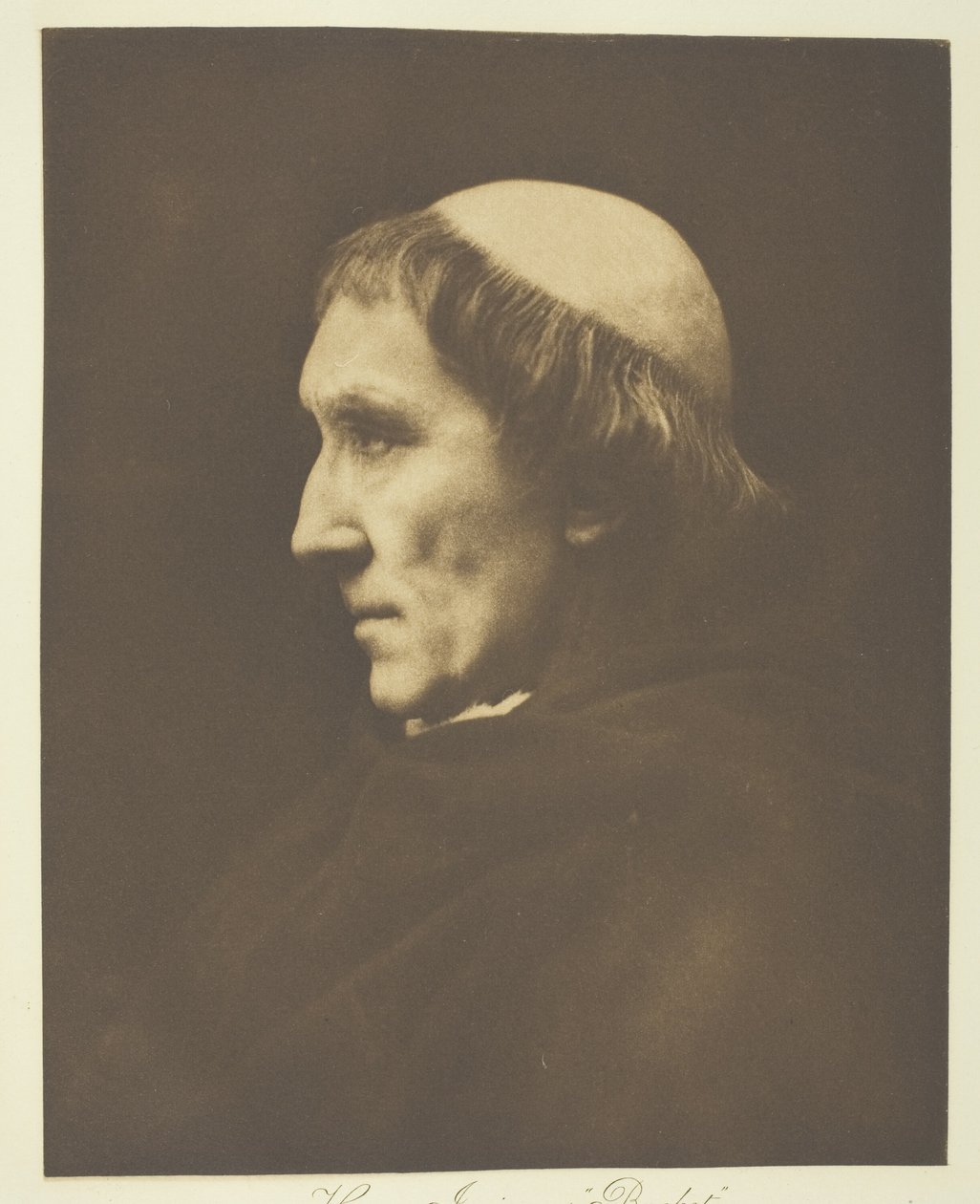 Henry Irving "Becket" olarak by Henry Herschel Hay Cameron