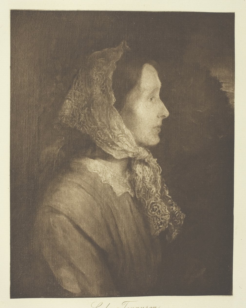 Leydi Tennyson by Henry Herschel Hay Cameron