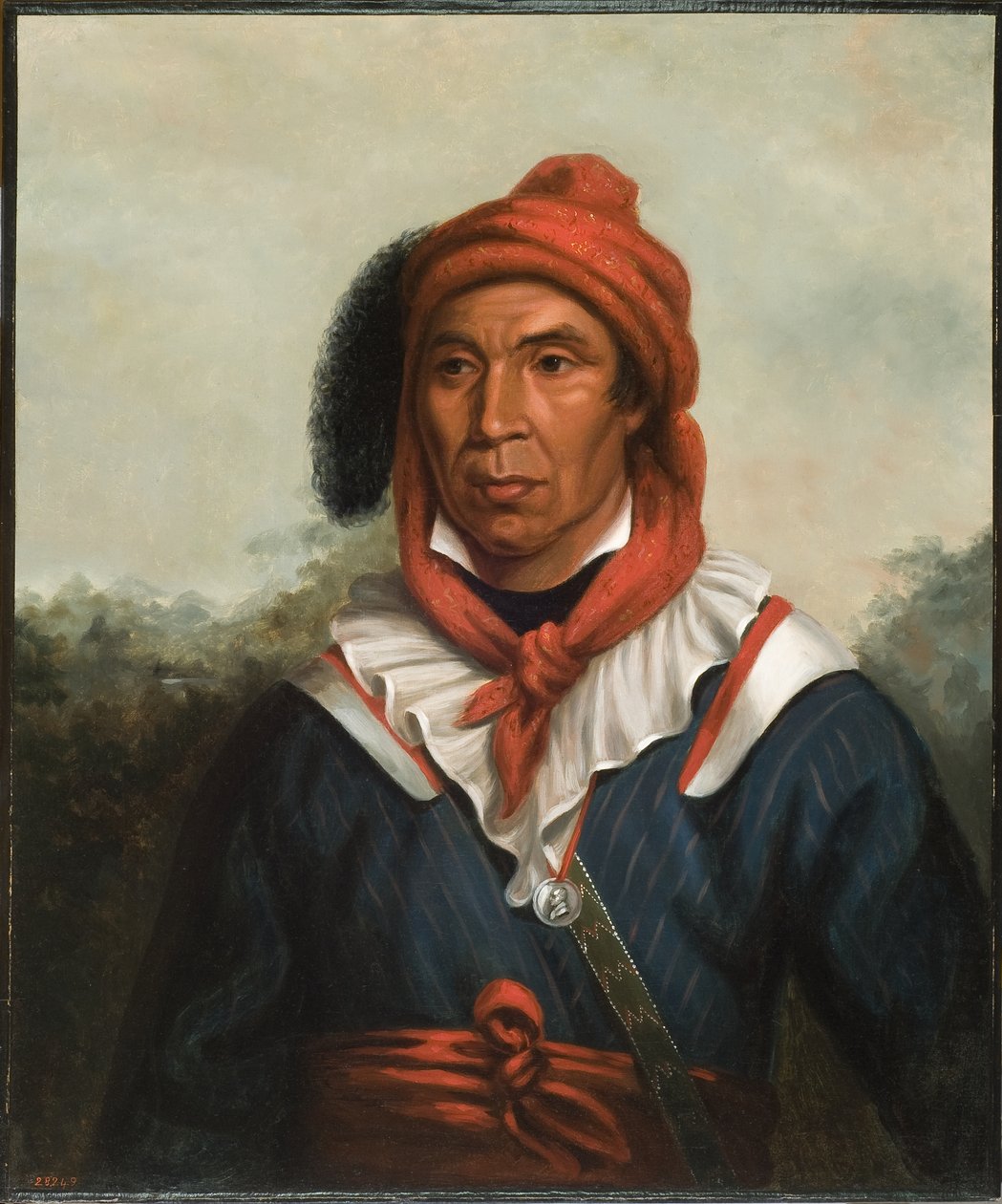 Julcee-Mathla (Seminole), c.1831-33 by Henry Inman