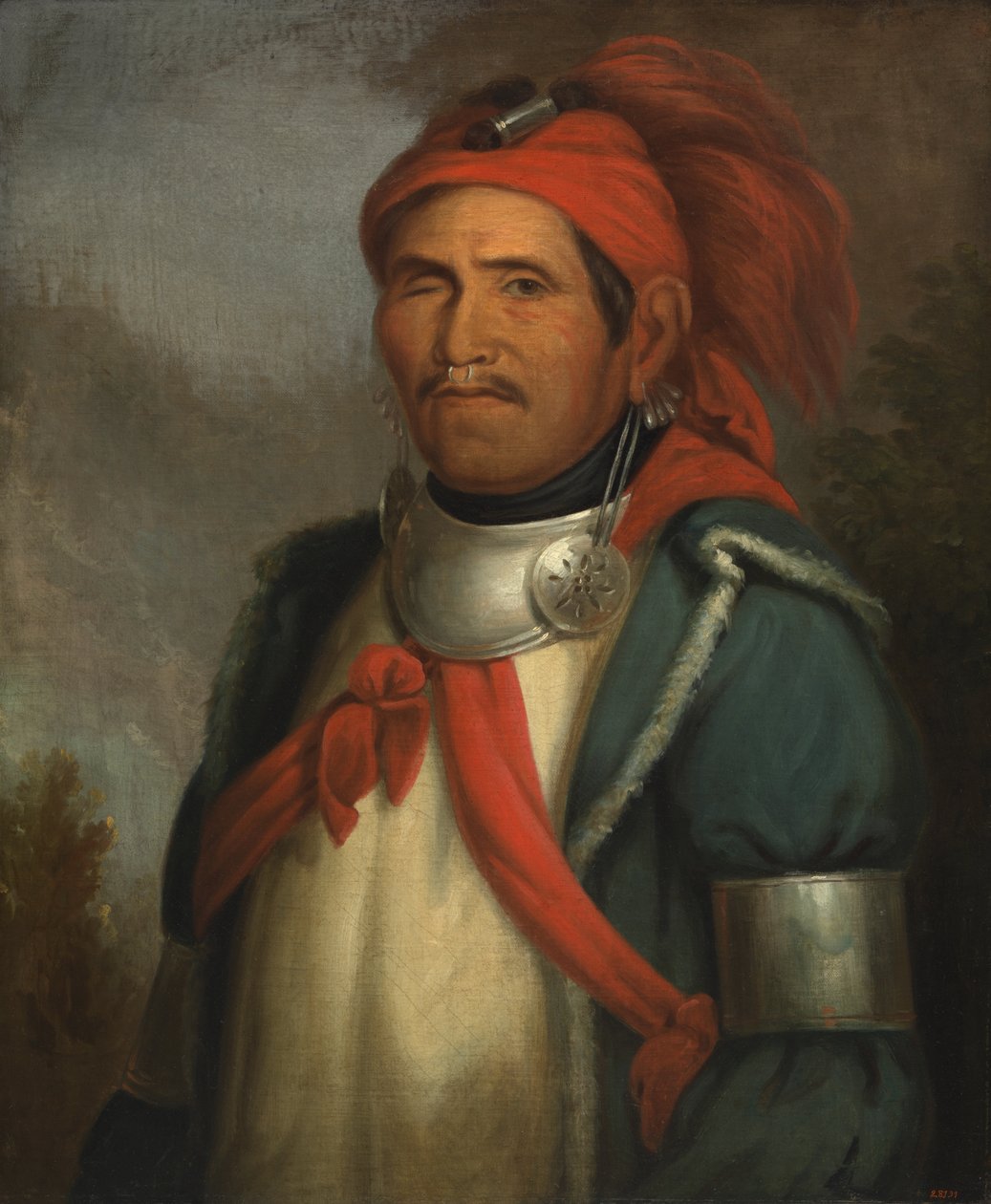 Tenskwatawa, c. 1830-1833. by Henry Inman