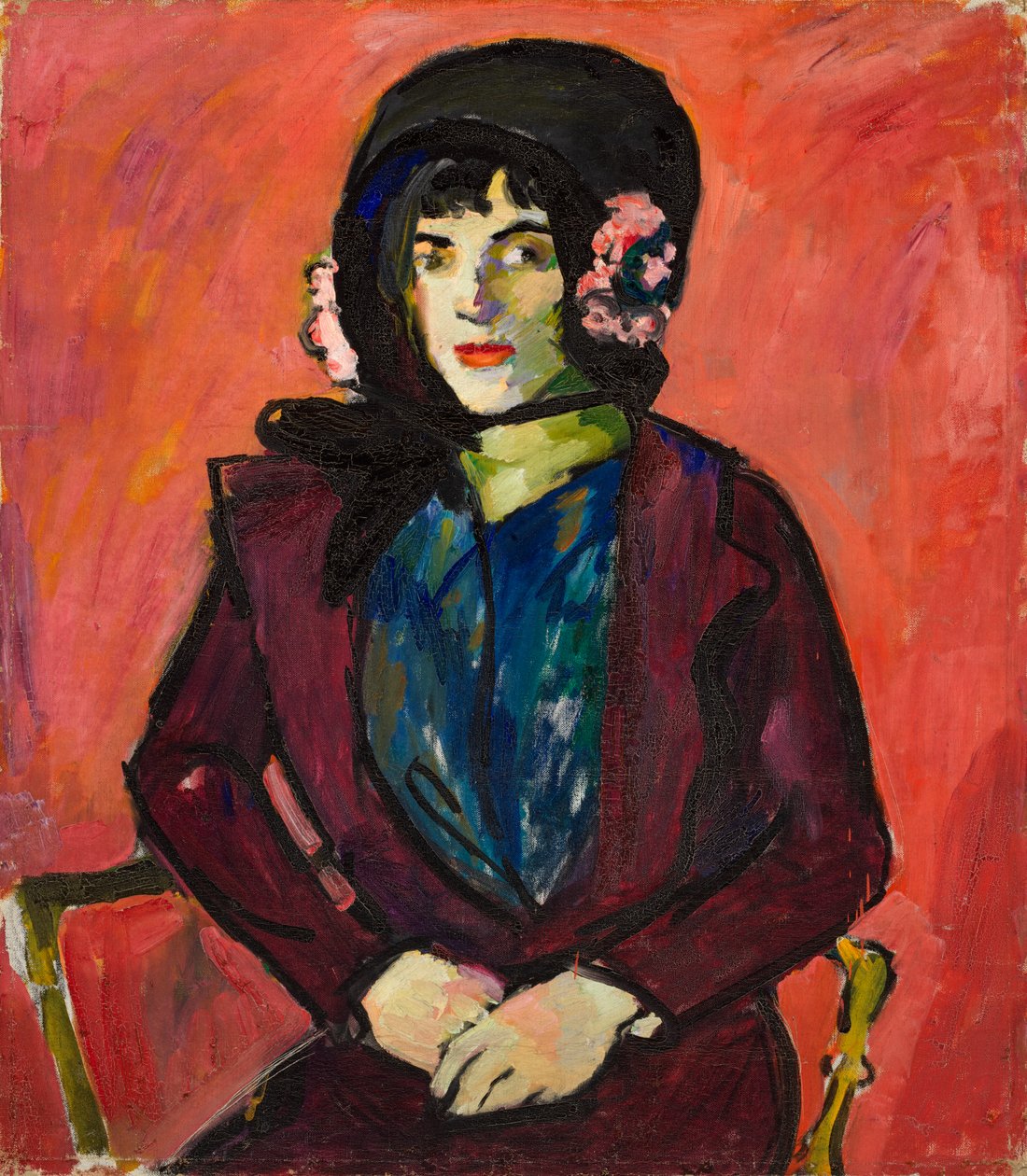 Bir Kızın Portresi, 1909-1914. by Henry Lyman Saÿen