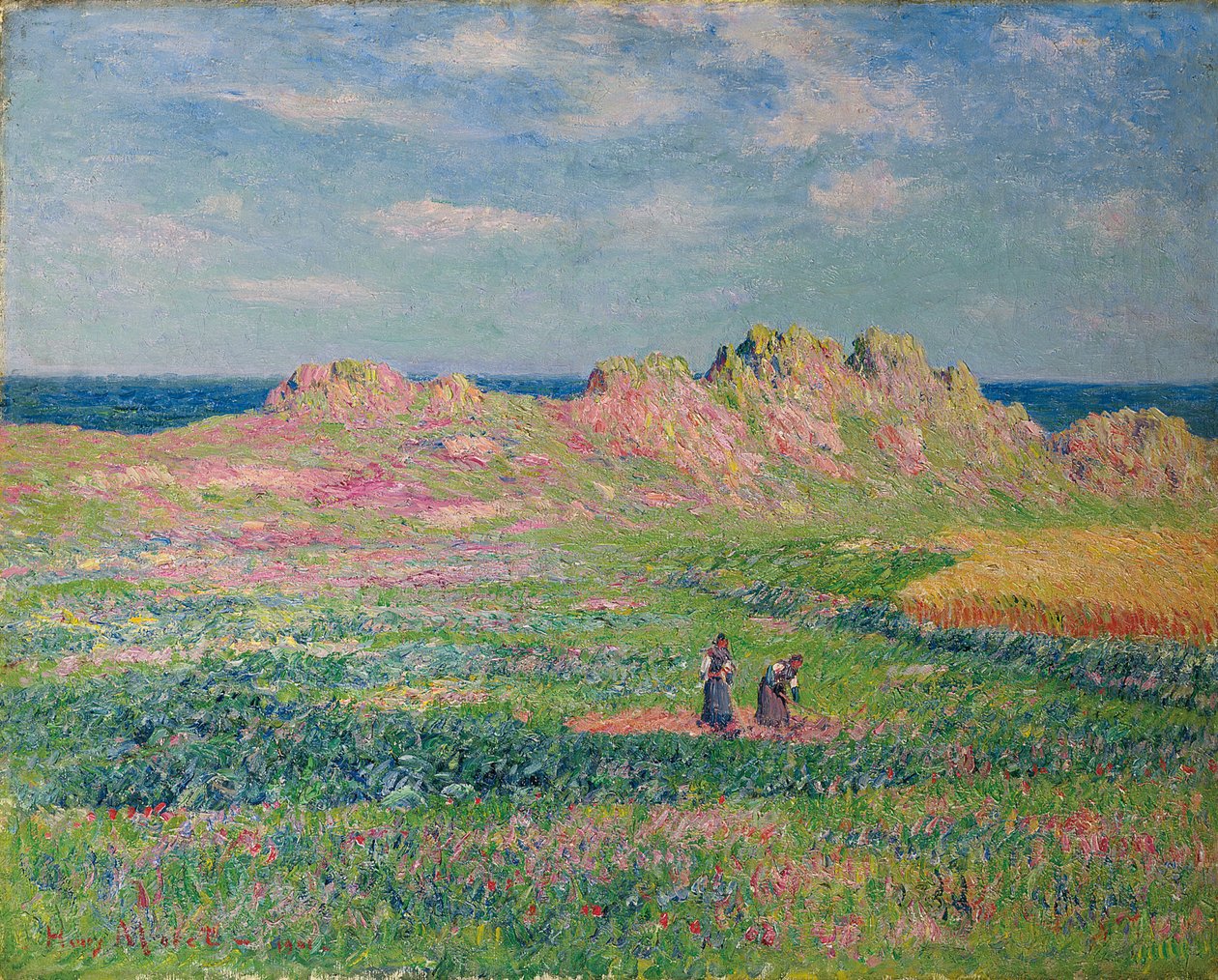 Ouessant Adası, 1901 by Henry Moret