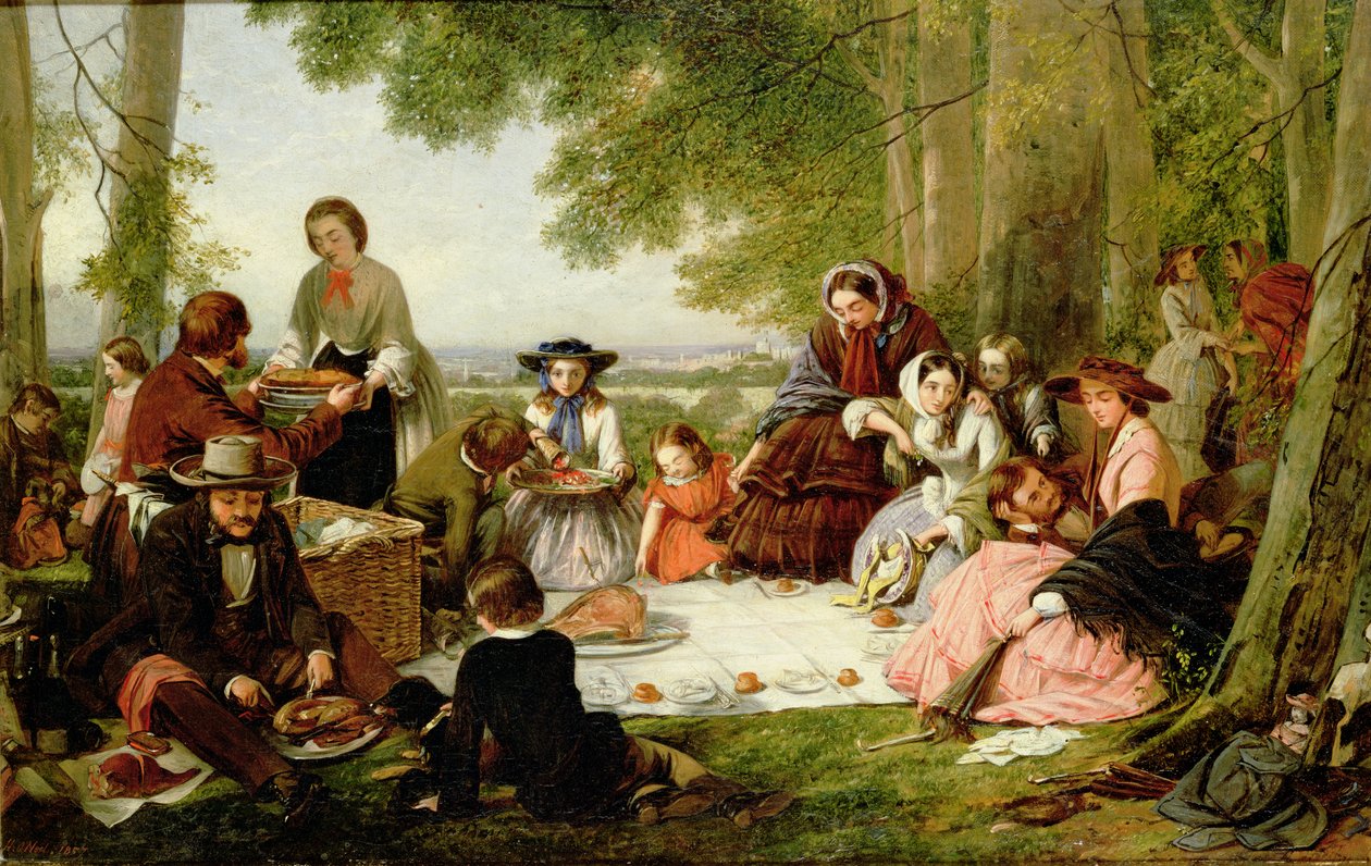 Piknik, 1857 by Henry Nelson ONeil