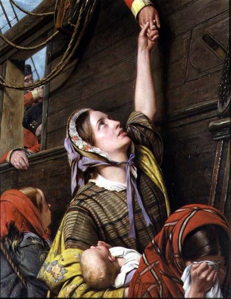 ಈಸ್ಟ್‌ವರ್ಡ್ ಹೋ!, 1857 ಟರ್ಕ್ by Henry Nelson ONeil
