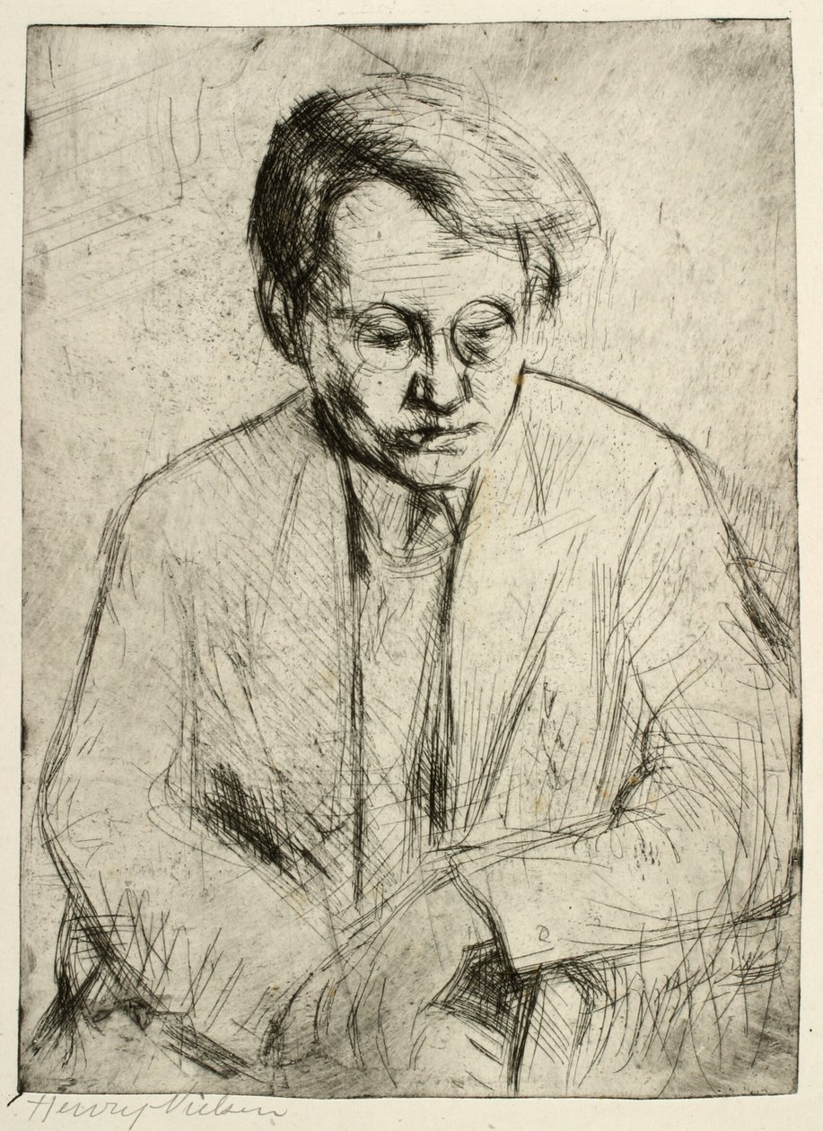 oturan adam by Henry Nielsen
