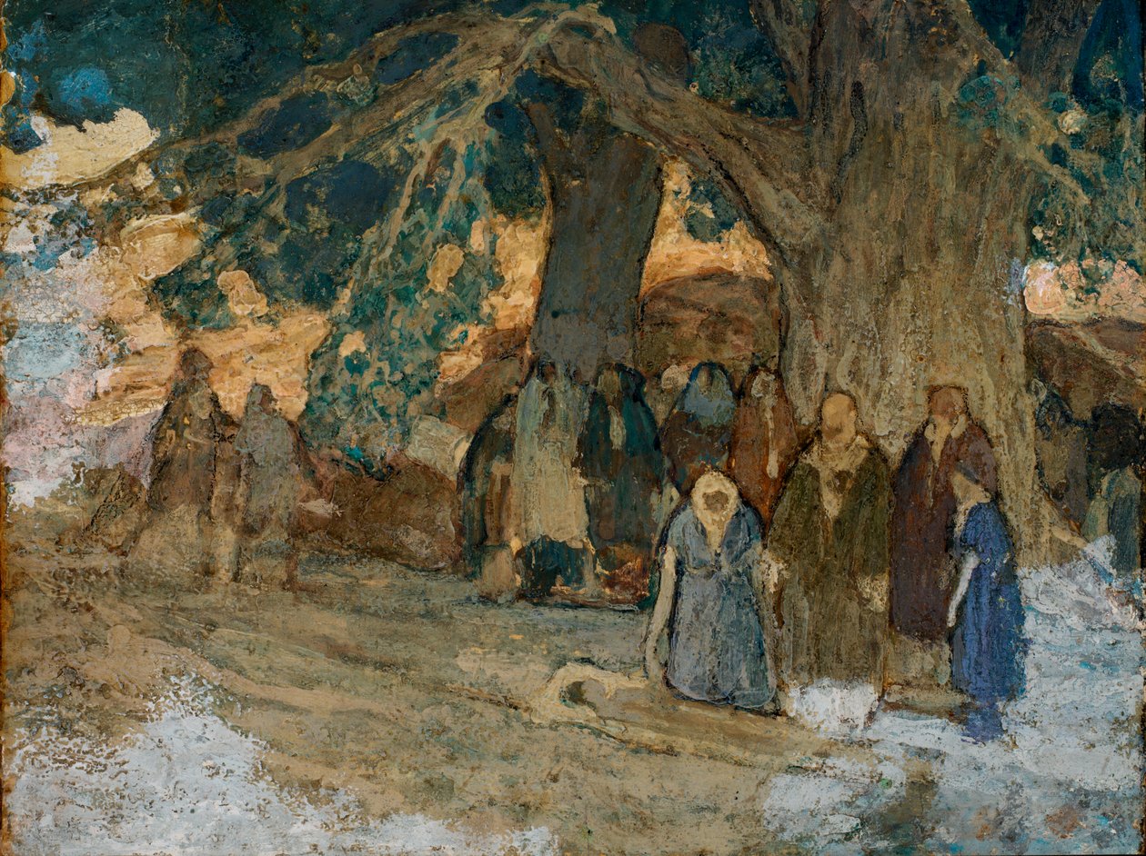 Hastaları İyileştirdi, ca. 1930. by Henry Ossawa Tanner