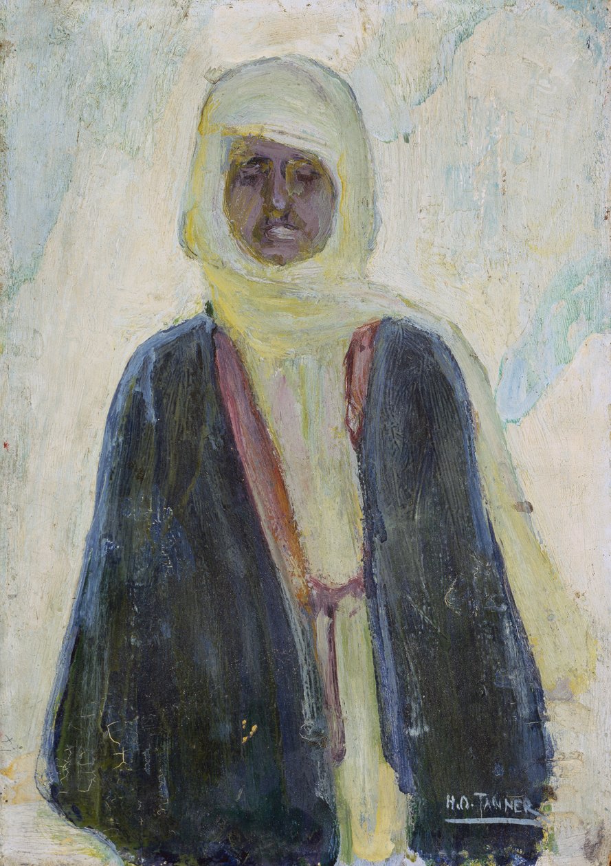 Faslı Adam (panelde yağ) by Henry Ossawa Tanner