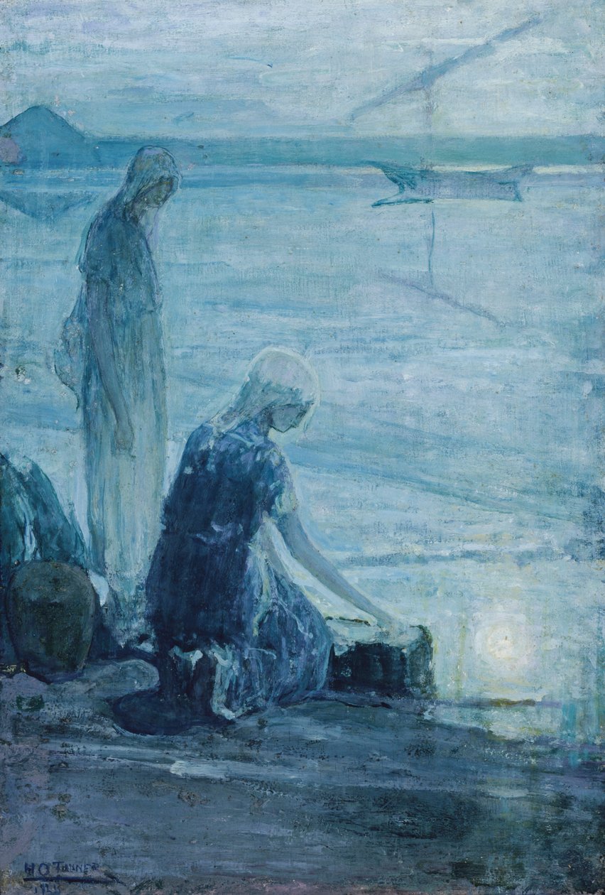 Musa, Bullrushes, 1921. by Henry Ossawa Tanner