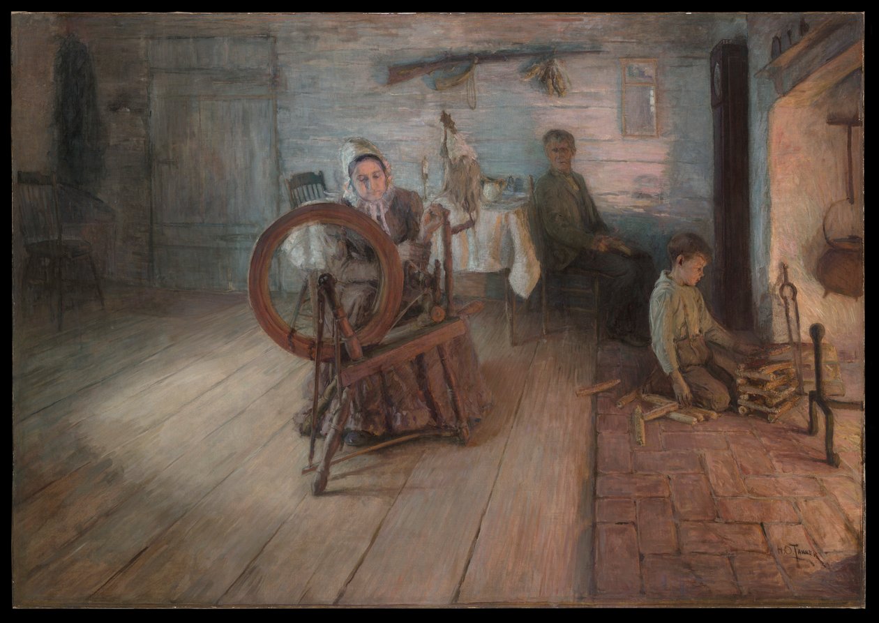 Ateş Işığında Dönmek by Henry Ossawa Tanner