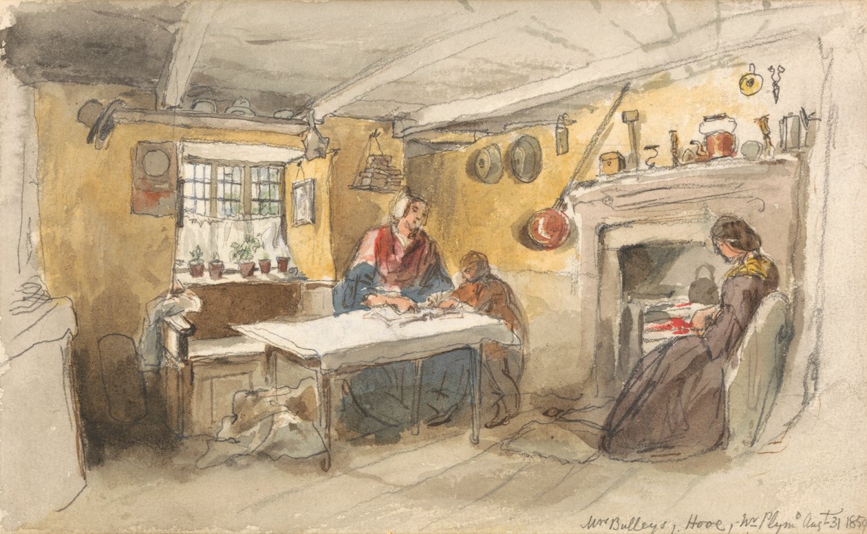Hooe, Plymouth yakınlarındaki Bayan Bulley's'de by Henry Perlee Parker