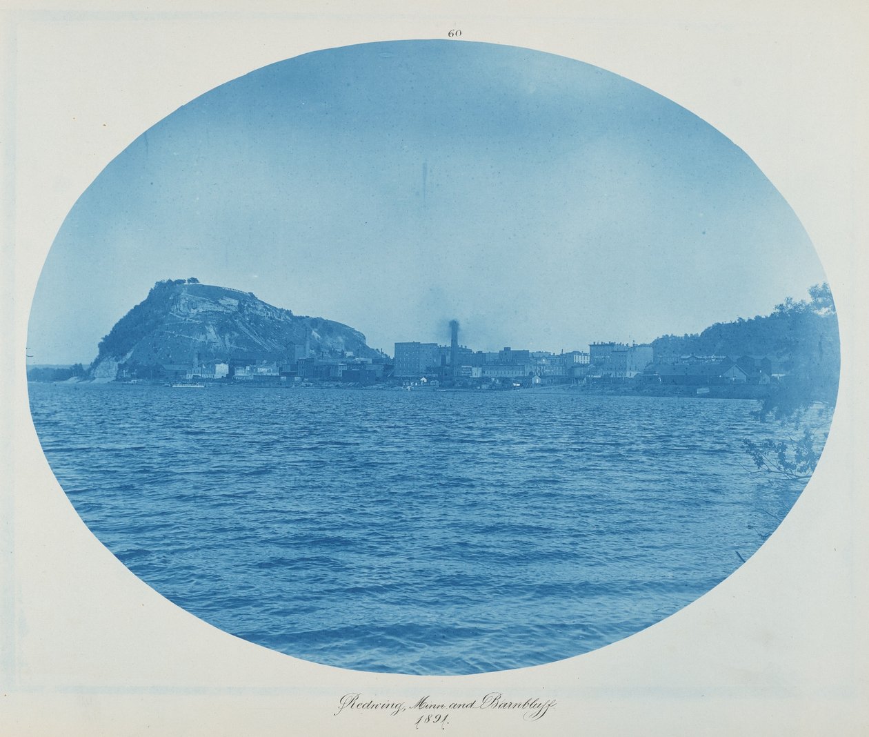 Red Wing, Minn. ve Barn Bluff by Henry Peter Bosse