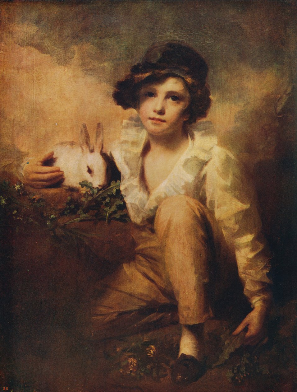 Oğlan ve Tavşan, 1814, c1915 by Henry Raeburn