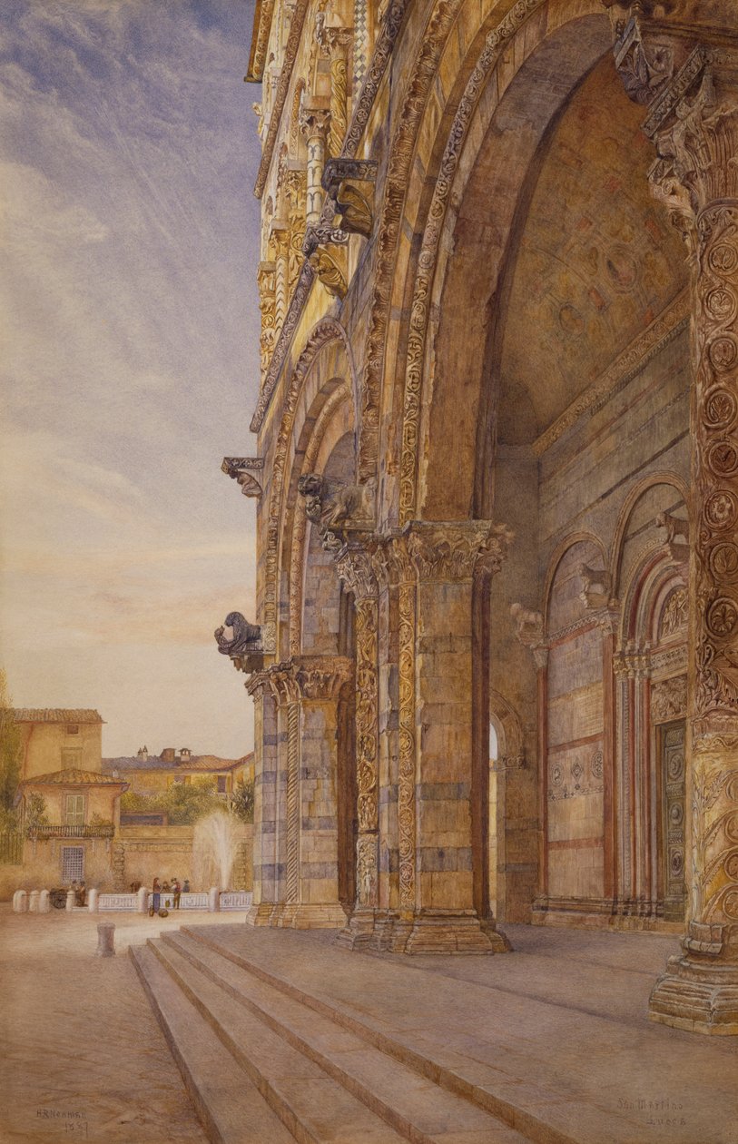 San Martino, Lucca, 1887 by Henry Roderick Newman