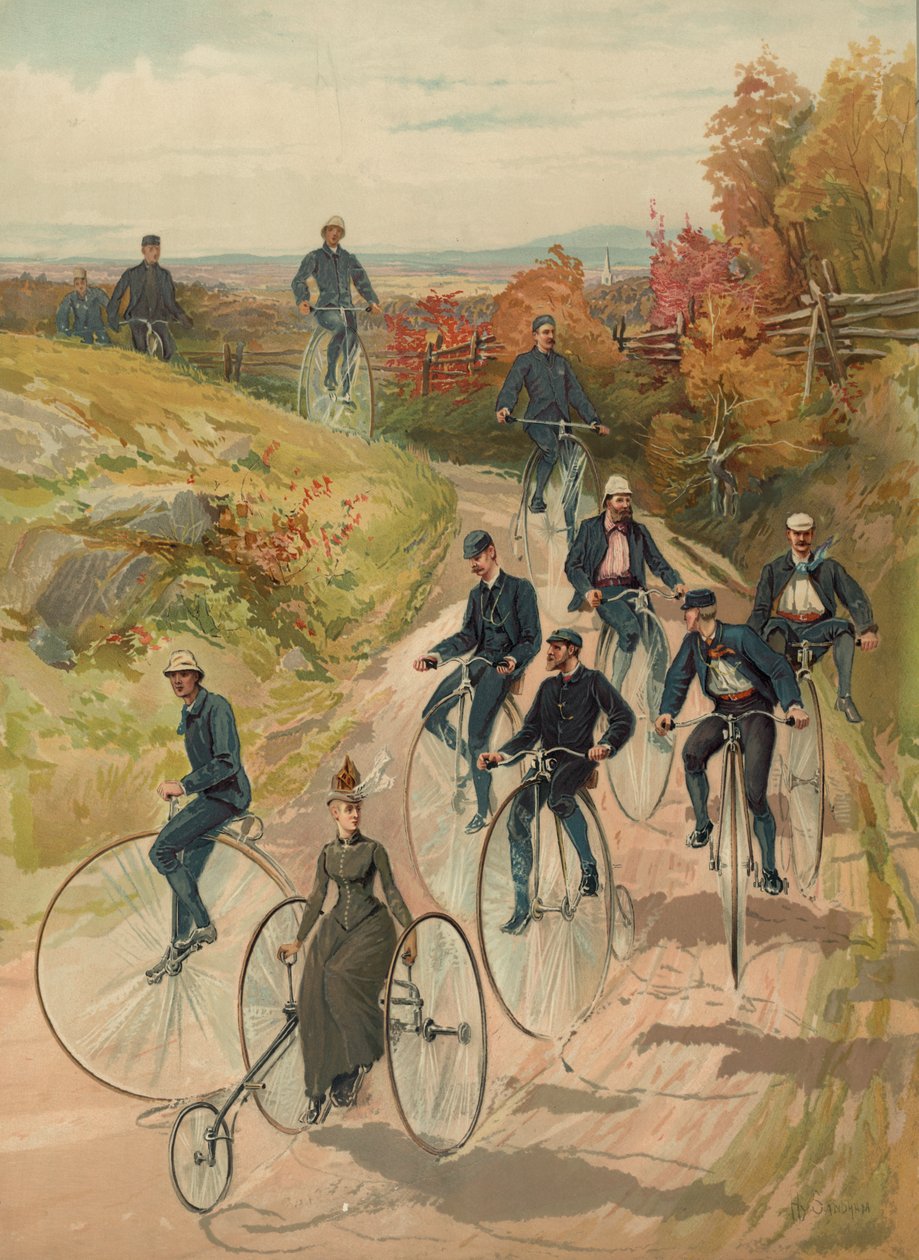 Bisiklet, c.1887 by Henry Sandham
