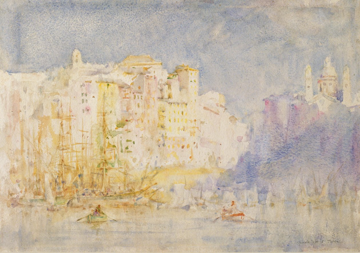 Cenova, 1912 (kağıt üzerinde tuvalet) by Henry Scott Tuke