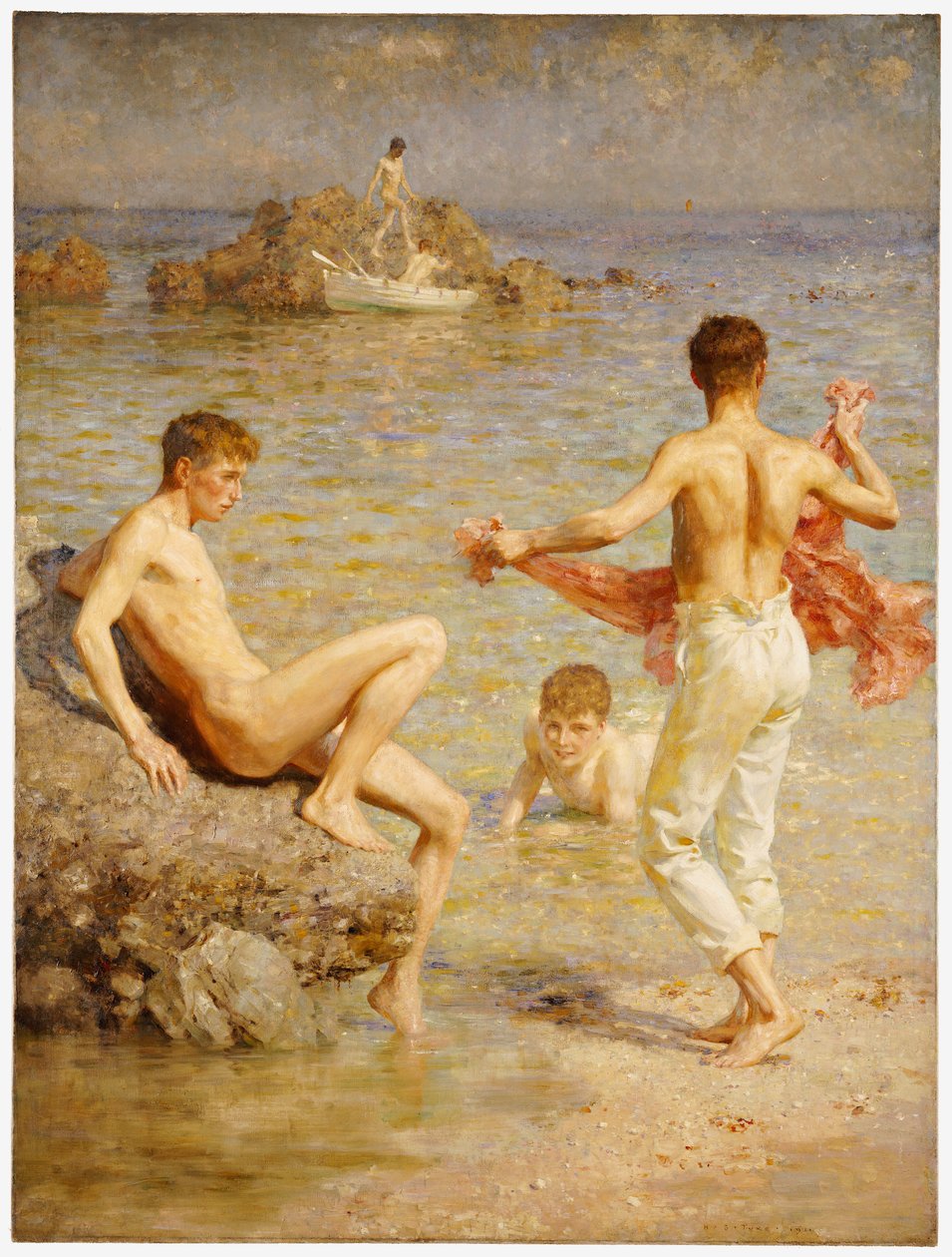 Parlayan Sular, 1910 by Henry Scott Tuke
