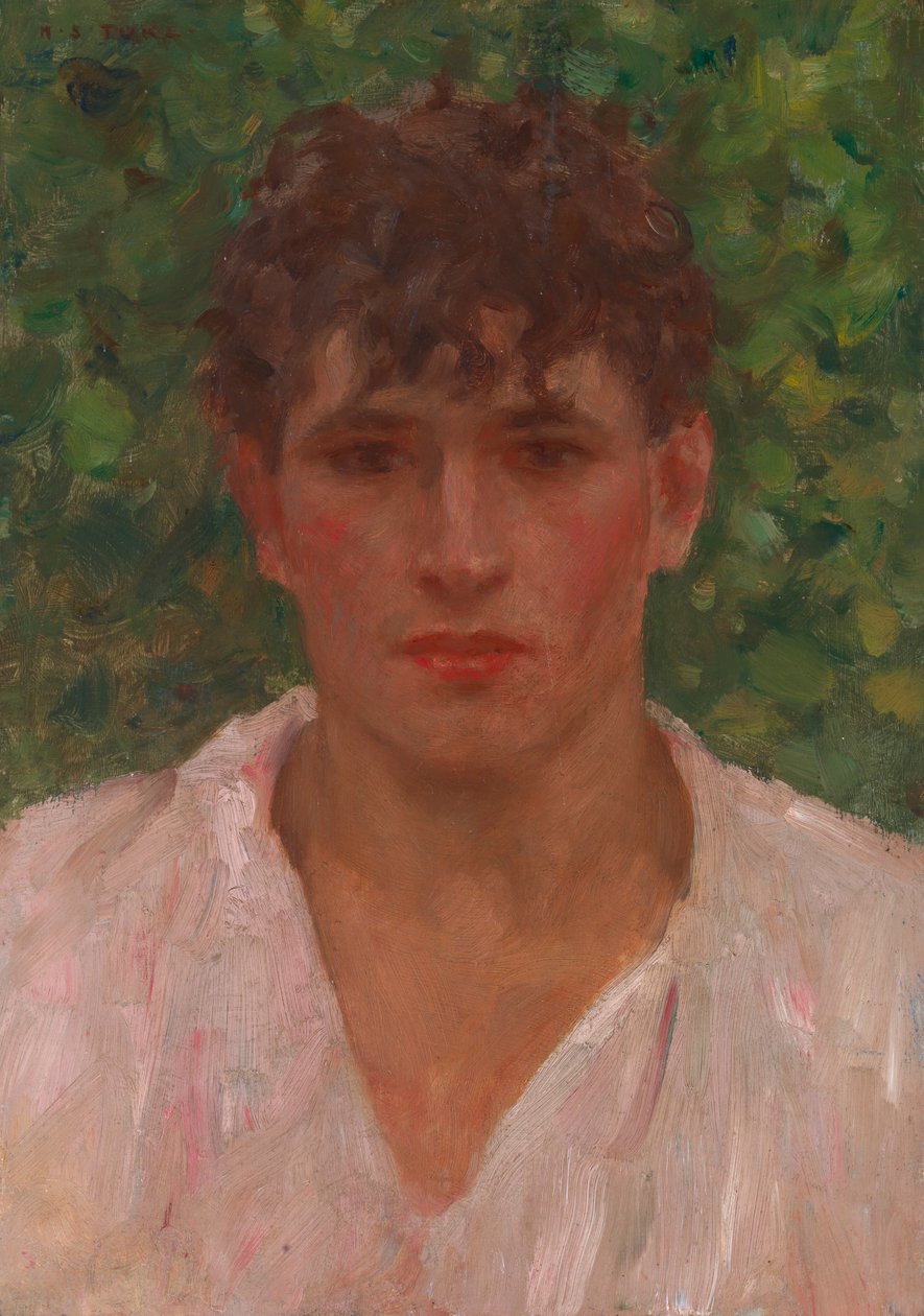 Nicola Luciani'nin Portresi by Henry Scott Tuke