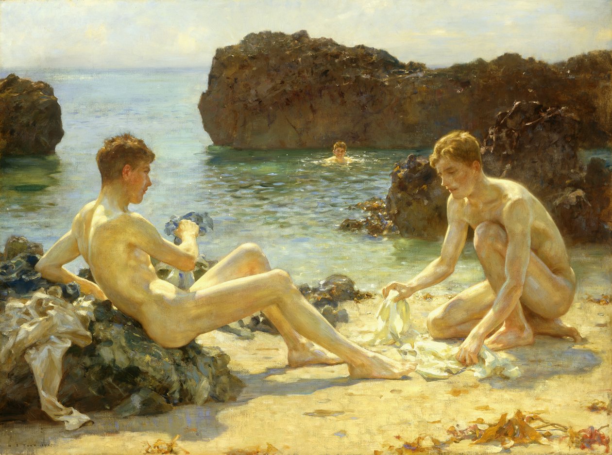 Güneş Yıkananlar, 1927 by Henry Scott Tuke