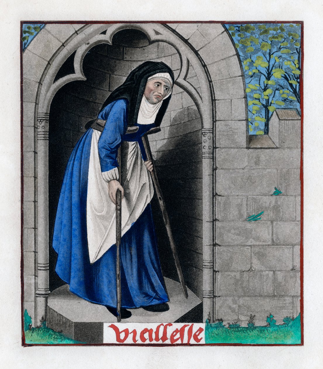 Yaşlılık, c1480, 1843. by Henry Shaw