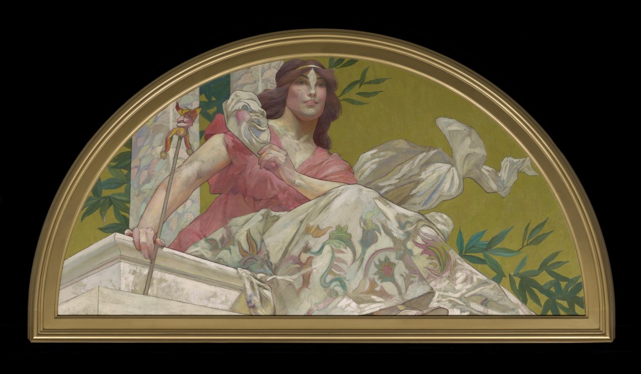 Komedi İlhamı, 1893 by Henry Siddons Mowbray