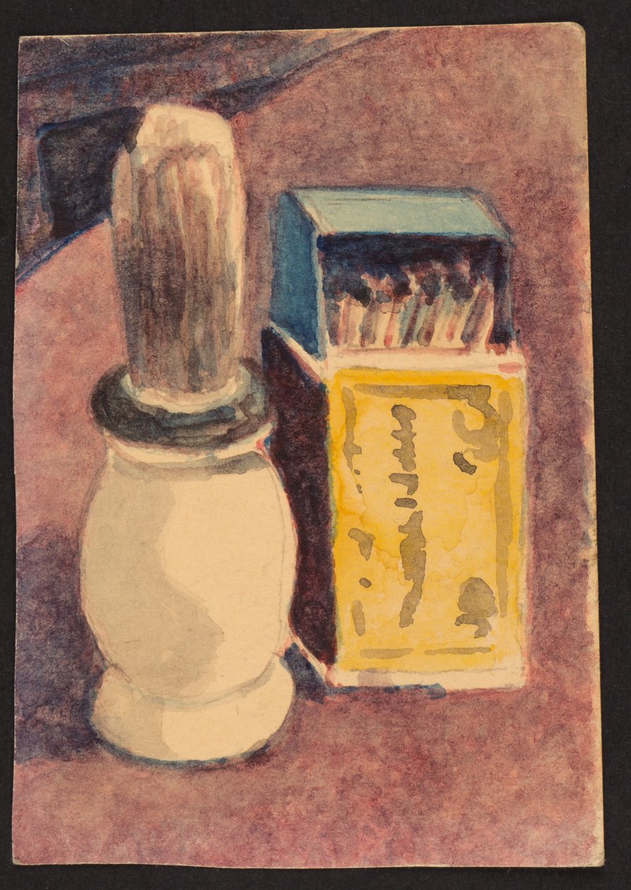 Tıraş fırçası ve kibrit, c.1930 by Henry Silk