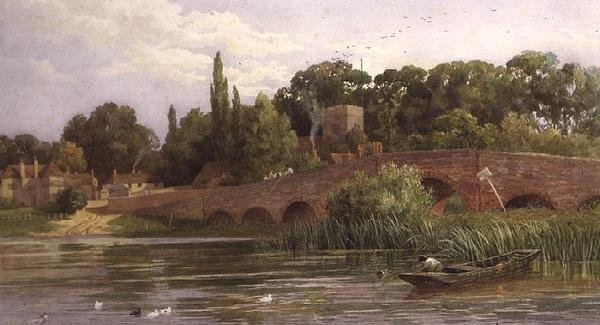 Thames üzerinde Sonning by Henry Sutton Palmer