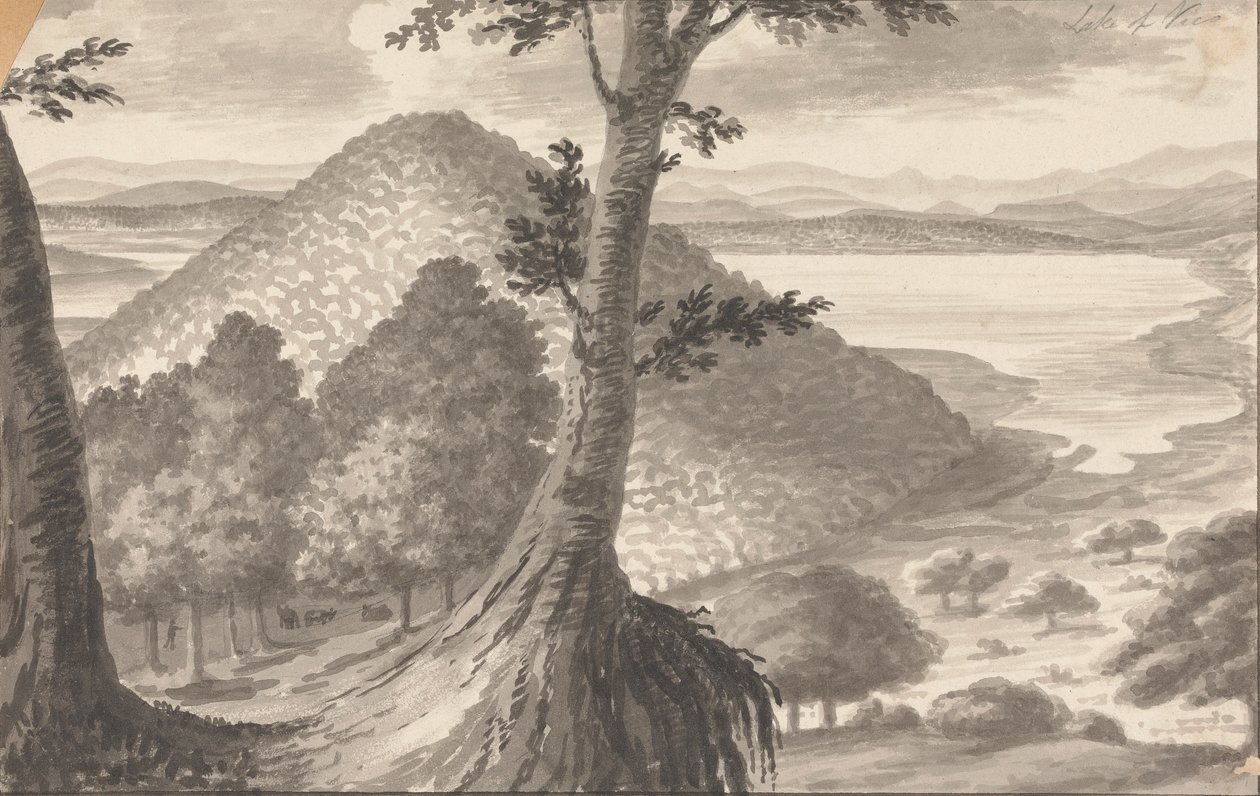 Vico Gölü by Henry Swinburne