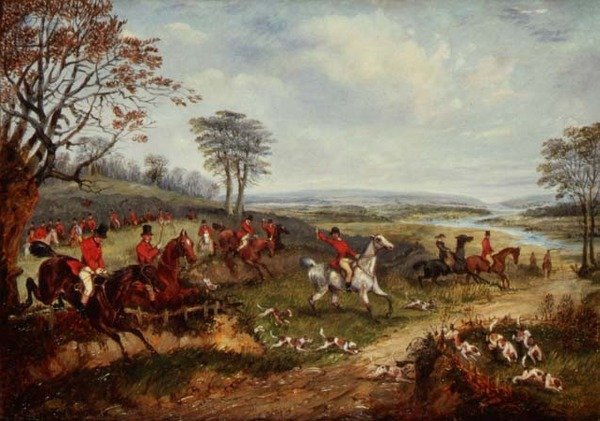 Kırılan Kapak (tuval üzerine yağlı boya) by Henry Thomas Alken