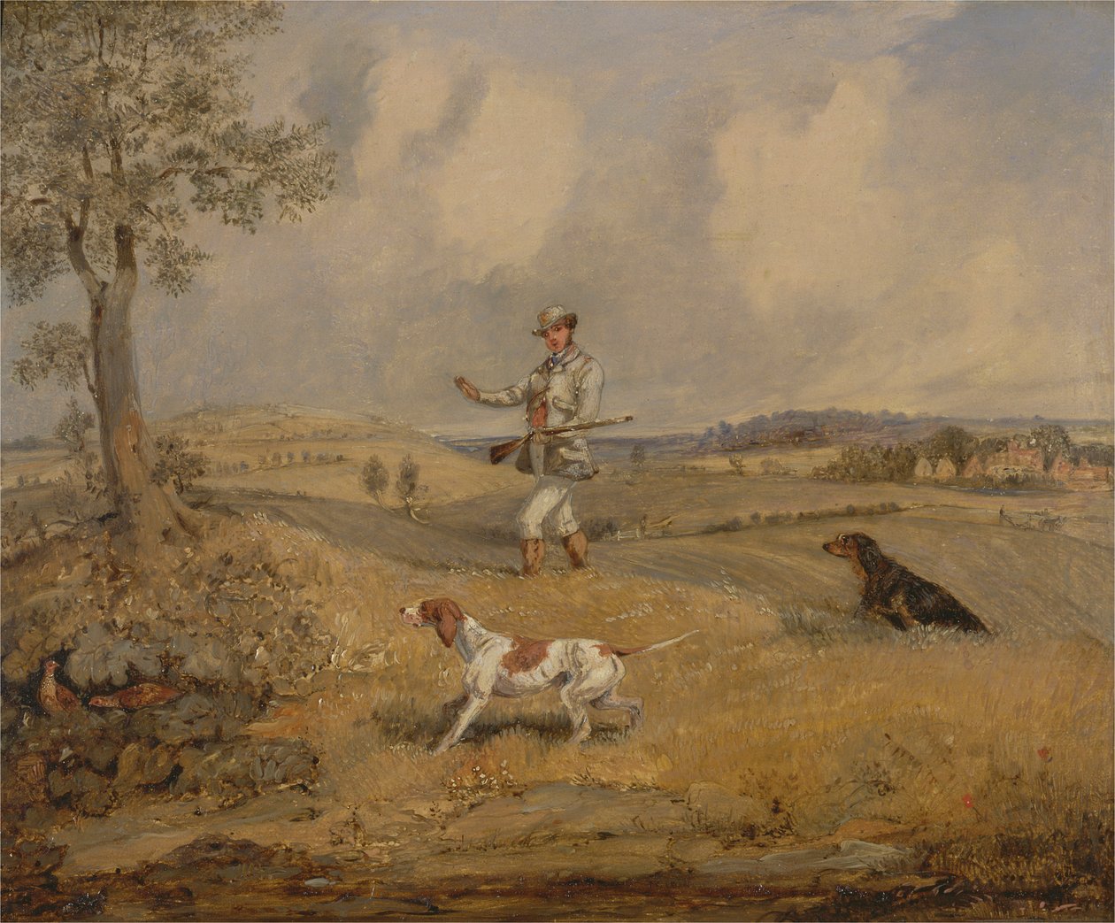 Keklik Vuruşu by Henry Thomas Alken