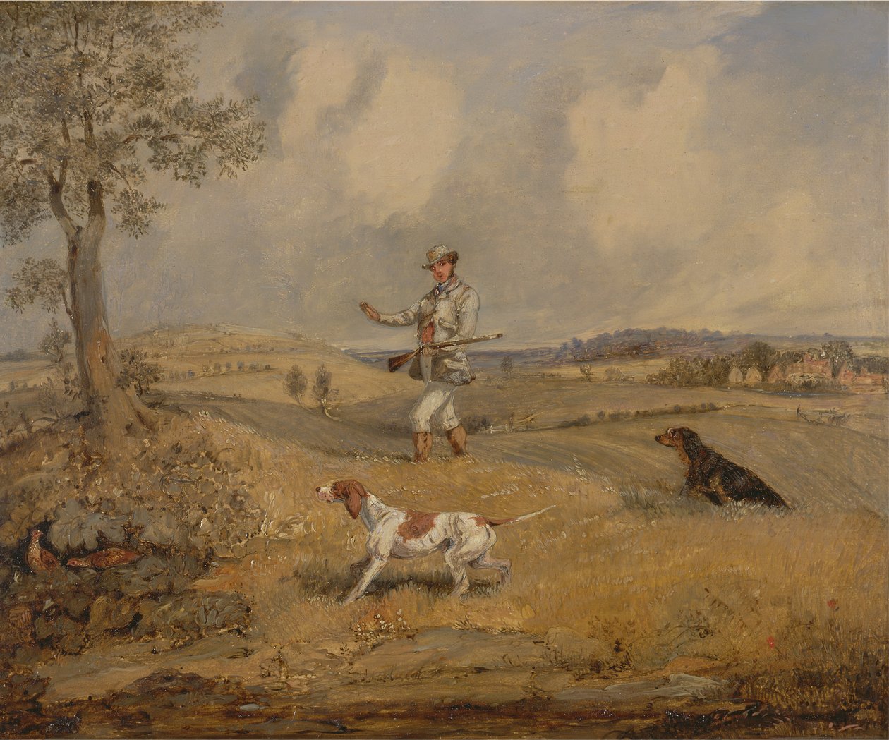 Keklik Çekimi, ca. 1825. by Henry Thomas Alken