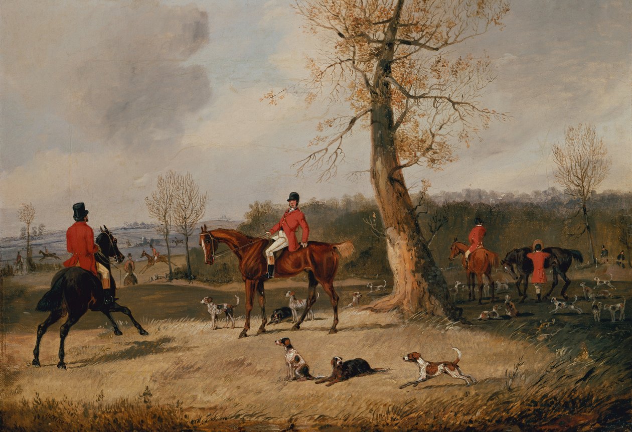 Buluşma (tuval üzerine yağlı boya) by Henry Thomas Alken