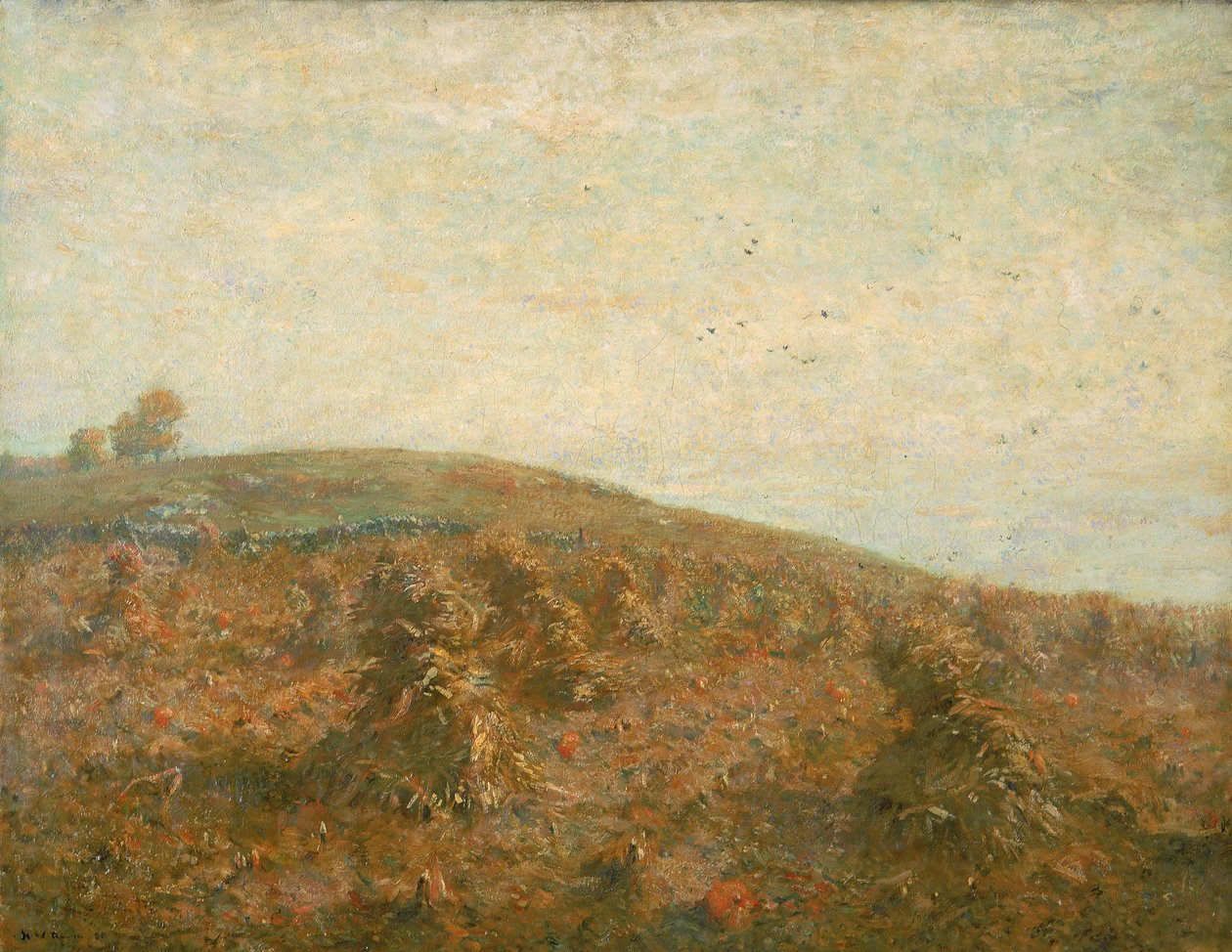 Mısır Tarlası. by Henry Ward Ranger