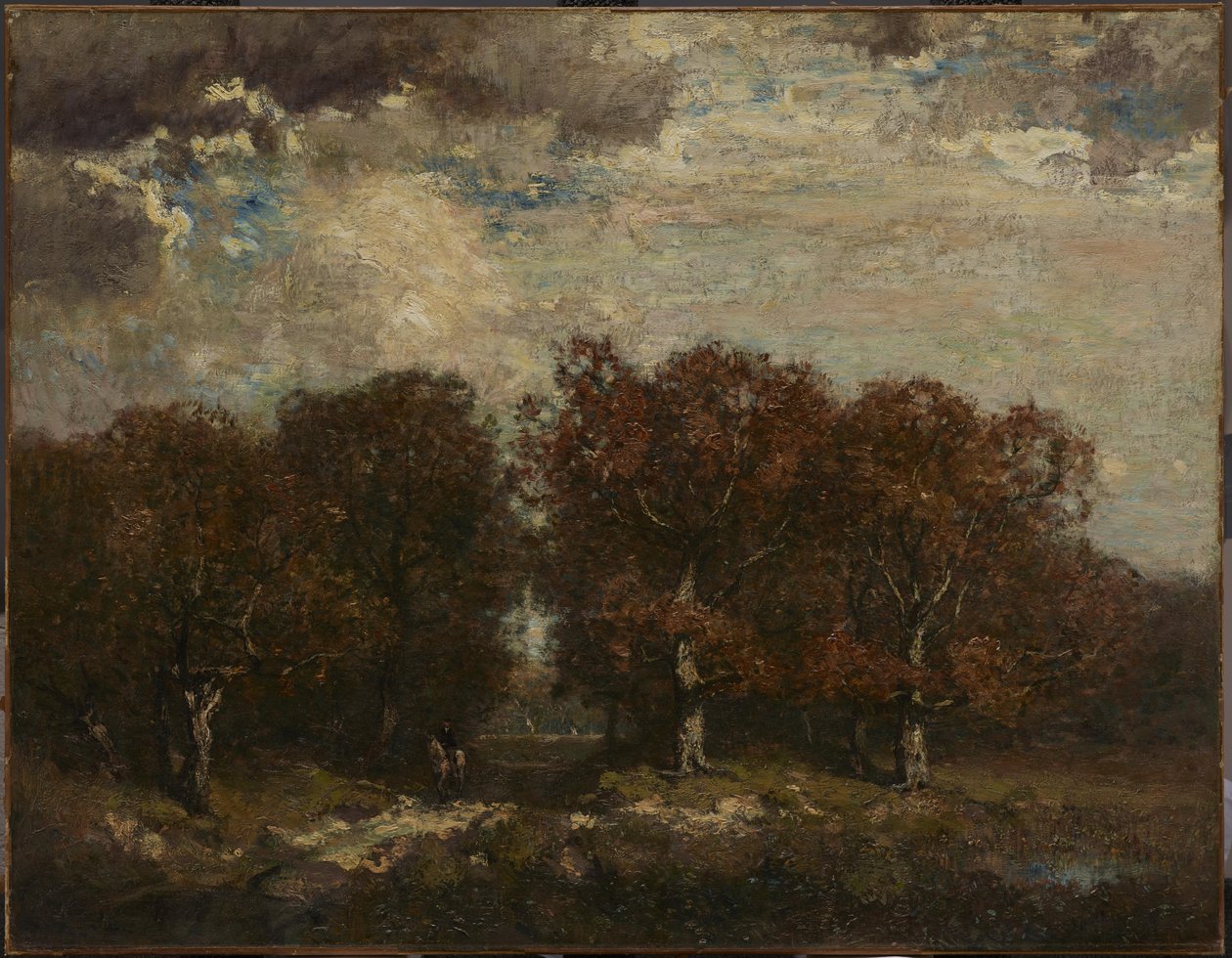 Ormanın içinden geçen yol by Henry Ward Ranger