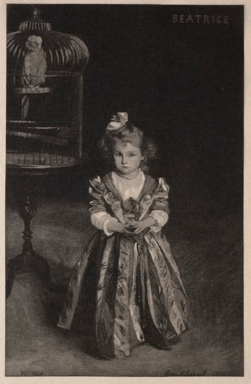 Beatrice Goelet, 1891. by Henry Wolf