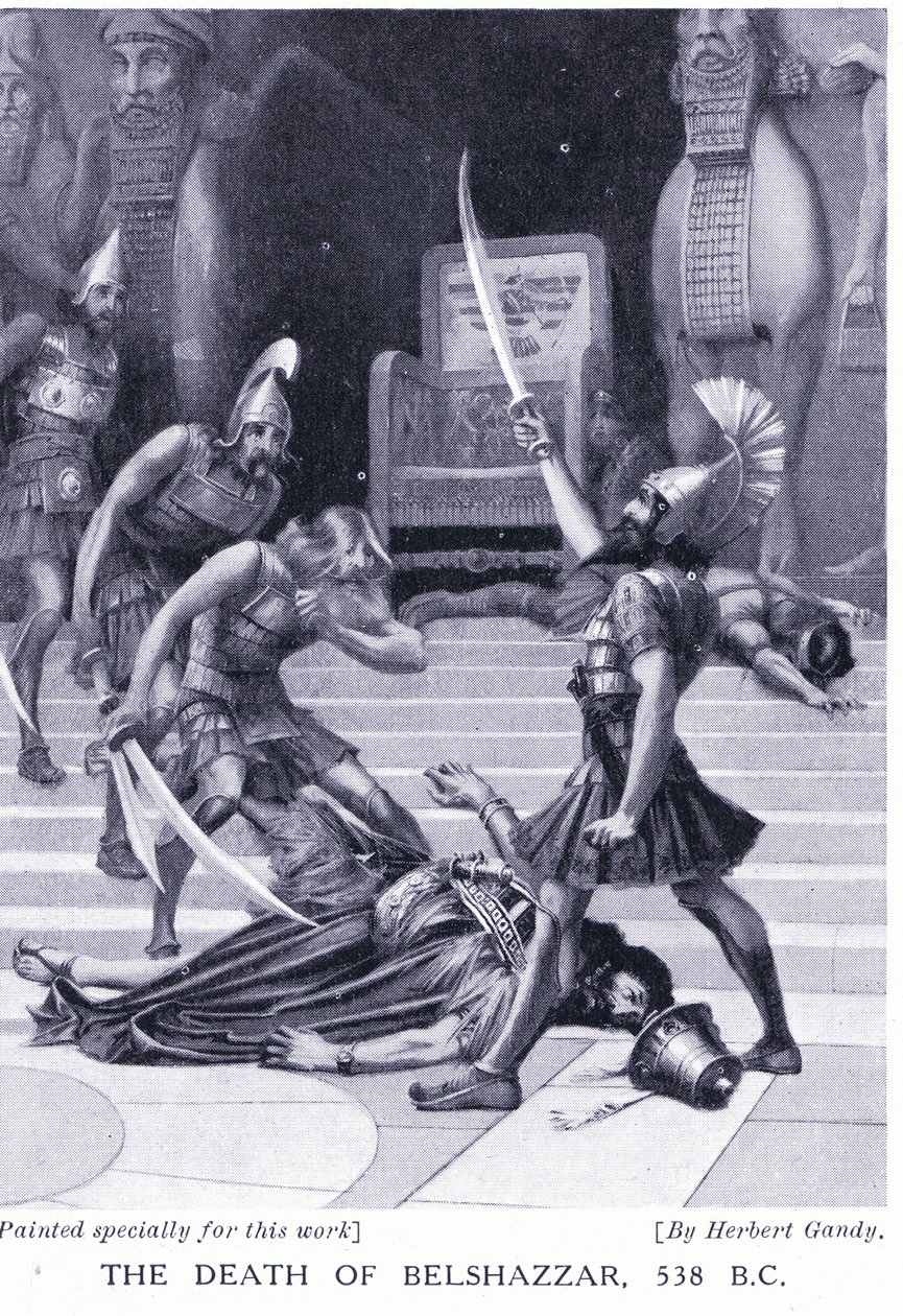 Belşatsar'ın ölümü MÖ 538 by Herbert Gandy