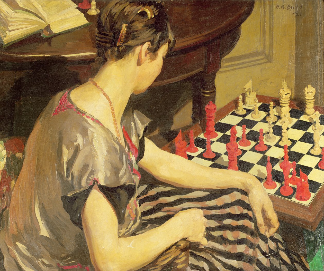 satranç tahtası by Herbert Ashwin Budd