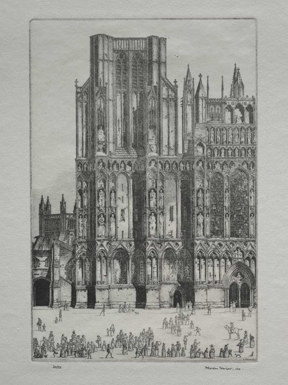 Wells Katedrali by Herbert Gordon Warlow