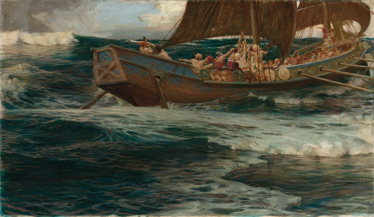 Deniz Tanrısının Gazabı by Herbert James Draper