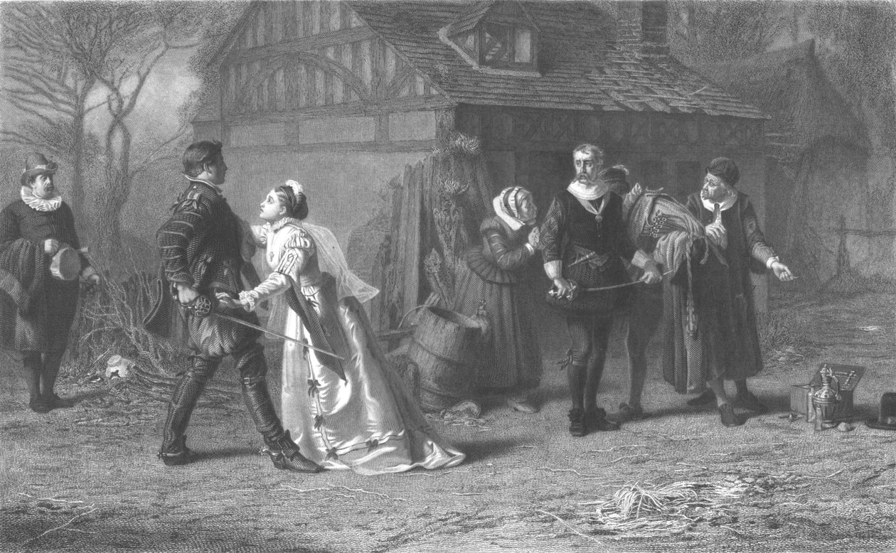 Düello Kesildi, c1886. by Herbert Bourne