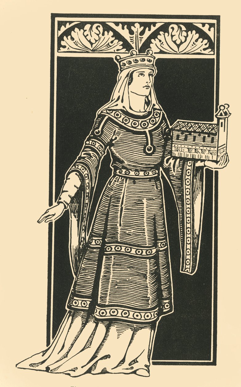 İmparatoriçe Cunigunda, 1002-1024, 1924. by Herbert Norris