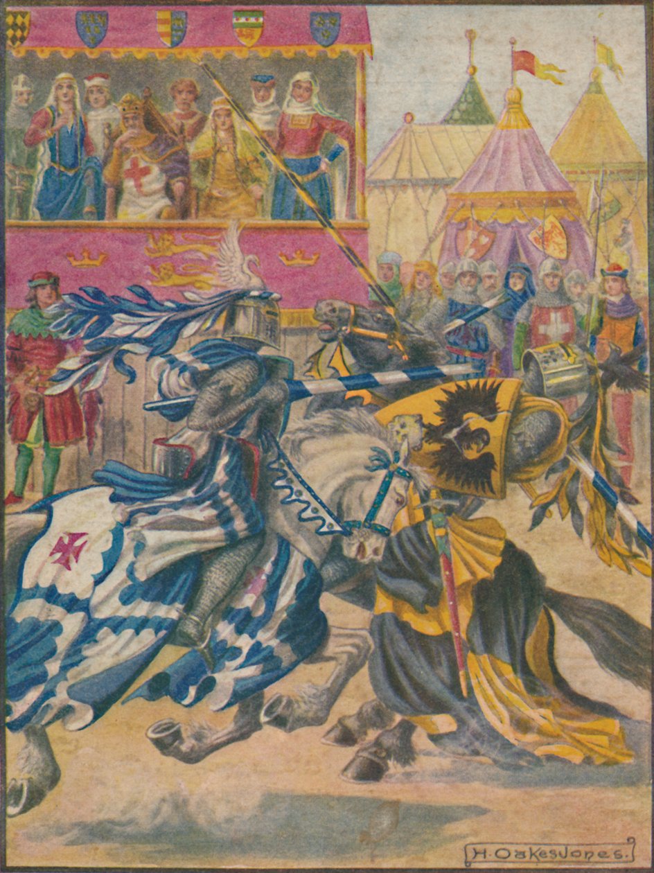 Jousting maçı, 1929. by Herbert Oakes Jones