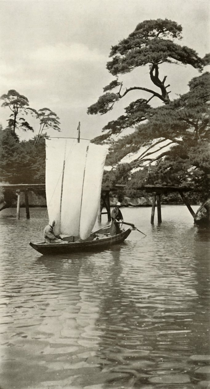 At Matsushima, 1910. by Herbert Ponting