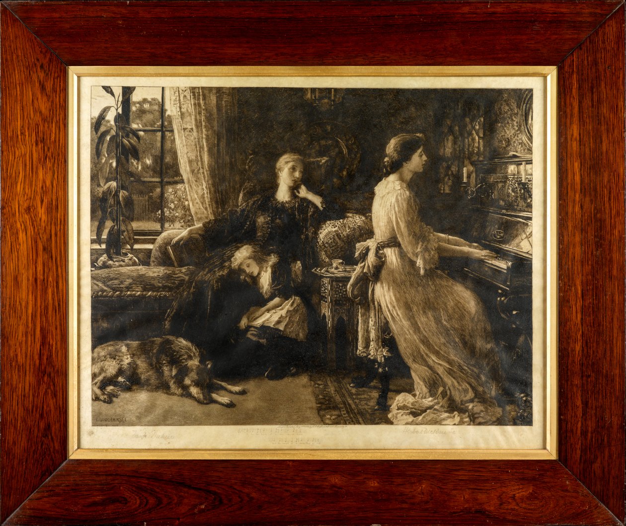 Anılar (gravür) by Herbert Thomas Dicksee