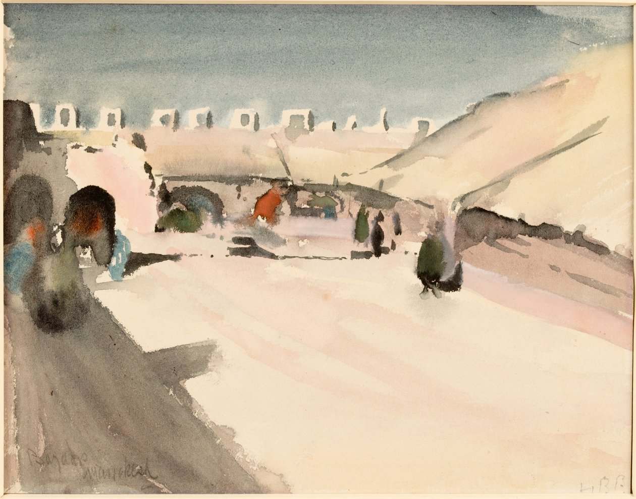 Tanca (kağıt üzerinde pastel ve tuvalet) by Hercules Brabazon Brabazon