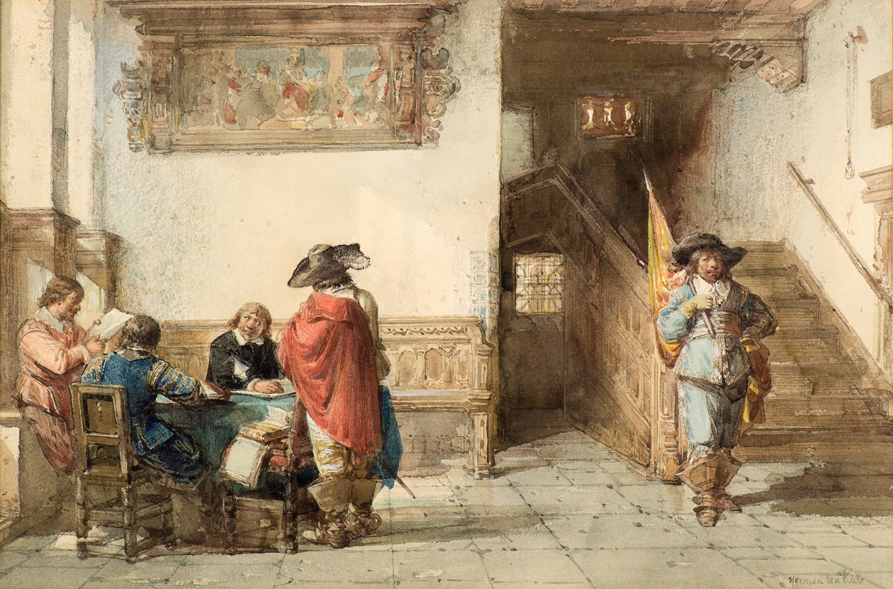 Bir Savaş Konseyi by Herman Frederick Carel Ten Kate