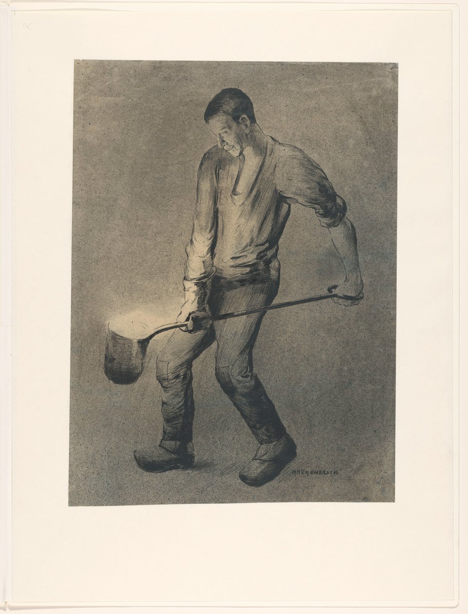 Demir dökümhanesi by Herman Heijenbrock (signed by artist)