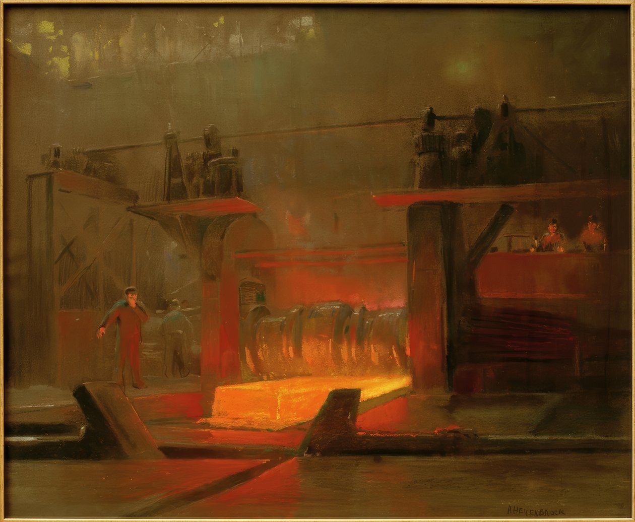 Haddehanedeki işçiler by Herman Heijenbrock