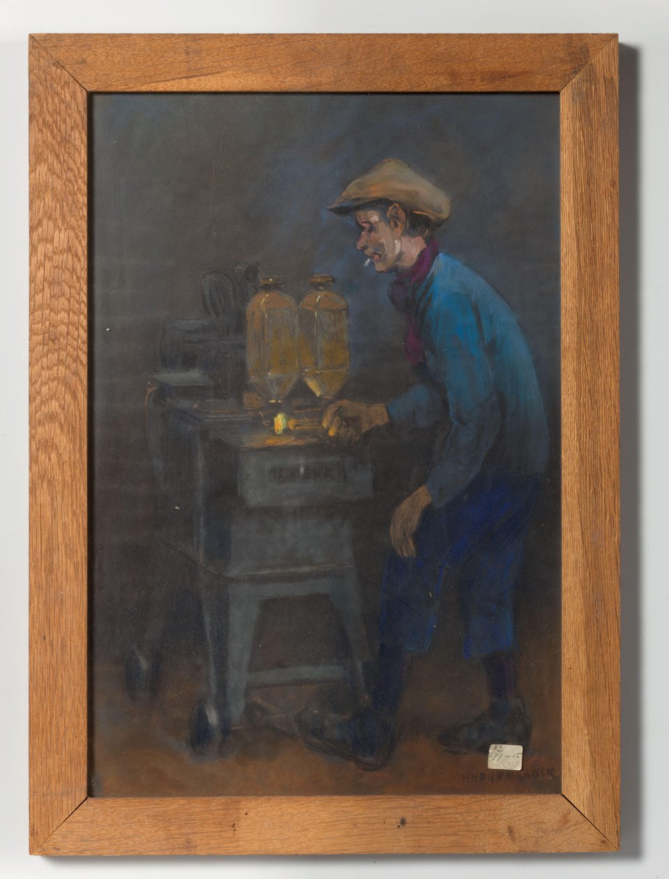 Perçinlerin elektrikli tavlanması by Herman Heijenbrock