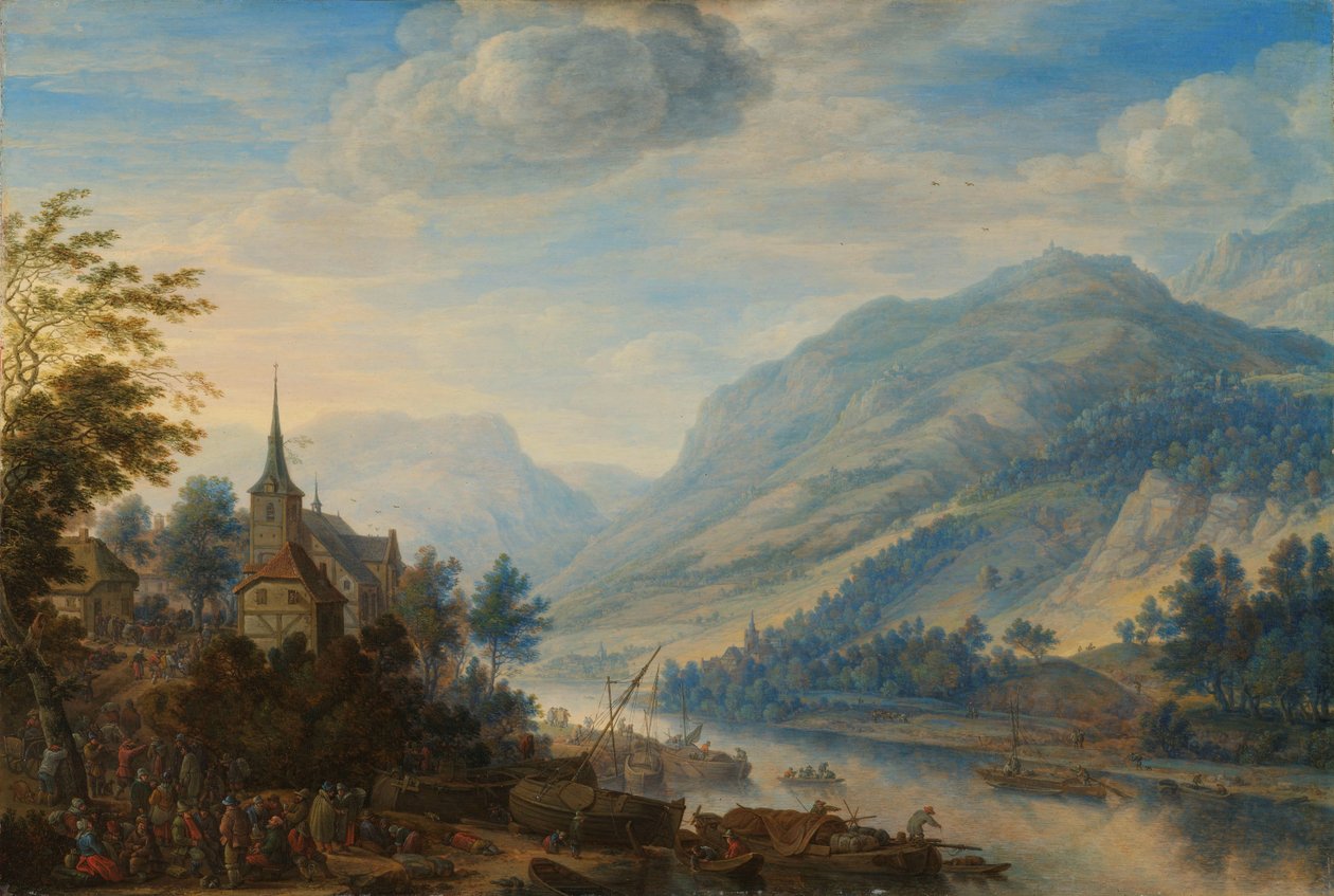 Reineck yakınlarındaki Ren Nehri