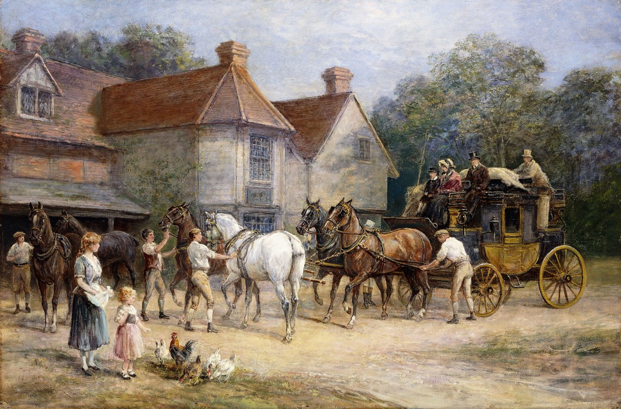 Atları Değiştirmek, by Heywood Hardy